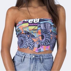 Princess Polly lace up crop top